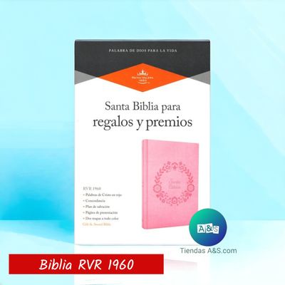 BIBLIA RVR REGALOS PREMIOS ROSADA