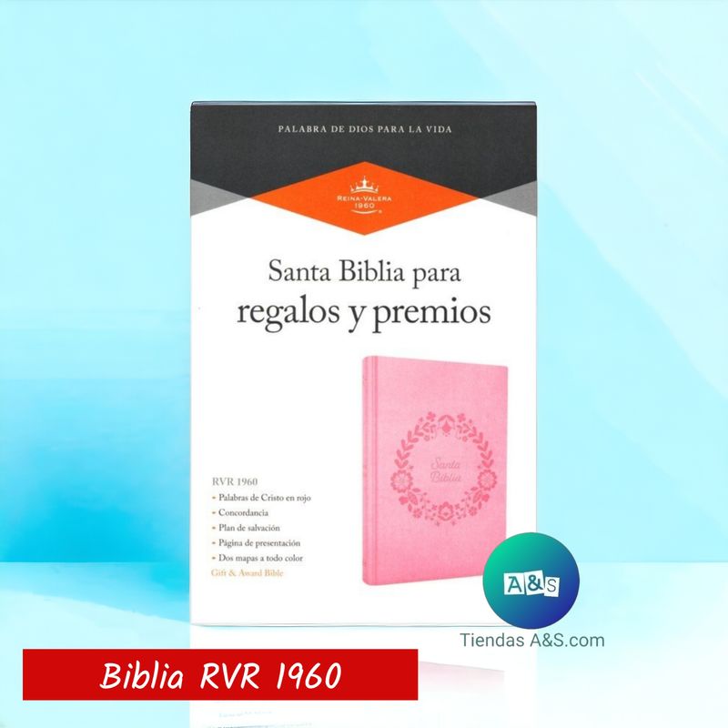 BIBLIA RVR REGALOS PREMIOS ROSADA