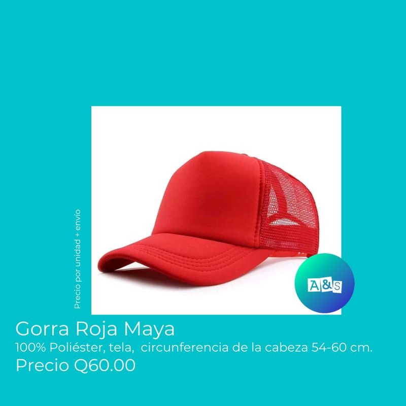 GORRA ROJA MAYA