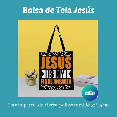 BOLSAS DE TELA JESUS es mi respuesta