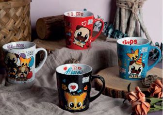 Colección Taza Cerámica Chikito Gua Gua Colección Taza Cerámica Chikito Gua Gua