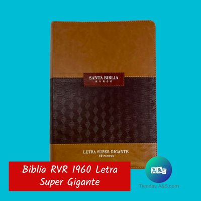 Biblia Rvr1960 Letra SUPER GIGANTE Café 