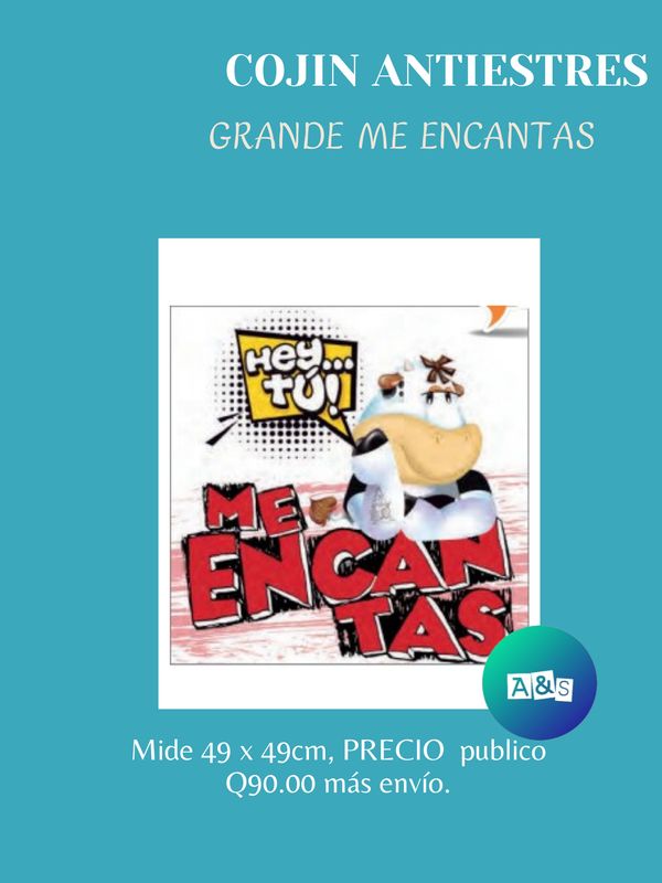 COJIN ANTI ESTRES GRANDE VARIOS MOTIVOS