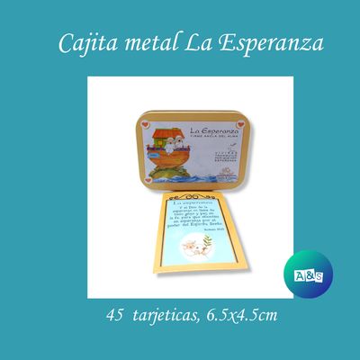 Tarjetas cajita metal Ovejitas La Esperanza Tarjetas cajita metal Ovejitas La Esperanza