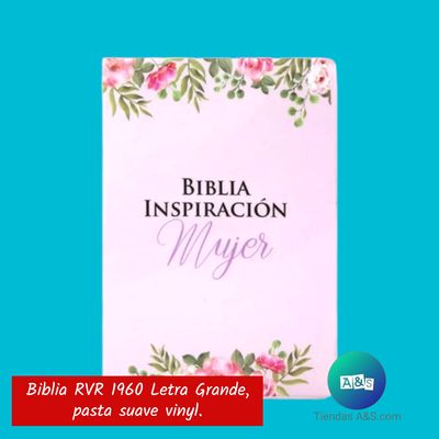 Biblia RVR 1960 Inspiración para ELLA rosa Biblia RVR 1960 Inspiración para ELLA rosa