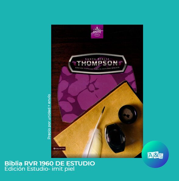 BIBLIA RVR 1960 DE ESTUDIO THOMPSON FUSCIA