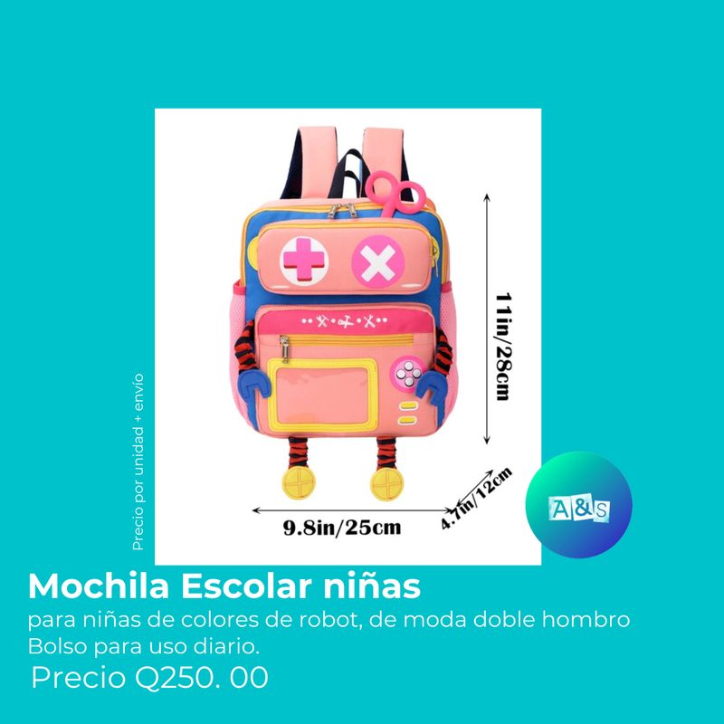 MOCHILA ESCOLAR NIÑAS