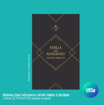 BIBLIA RVR 1960 DEL MINISTRO AMPLIADA CAOBA BIBLIA RVR 1960 DEL MINISTRO AMPLIADA CAOBA