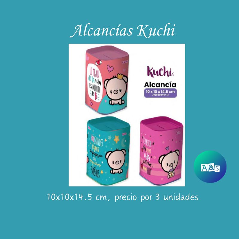 COLECCION Alcancías Metalizadas Kuchi