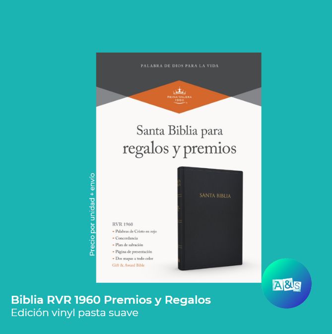 BIBLIA RVR REGALOS Y PREMIOS NEGRO