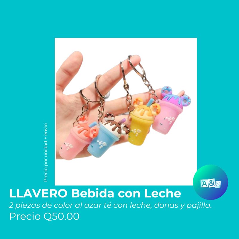 LLAVERO BEBIDA CON LECHE