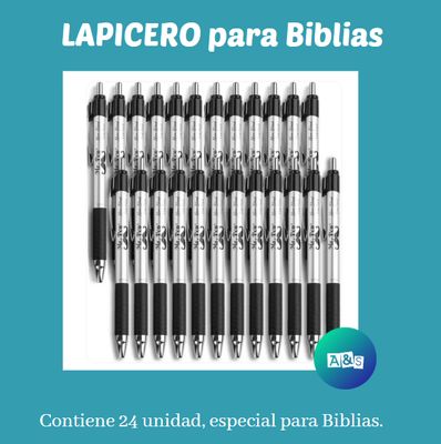 LAPICERO Especial para BIBLIAS MR. PEN NEGRO  Art 24