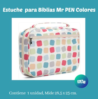 Porta Biblia o Estuche  MR. PEN  Colores