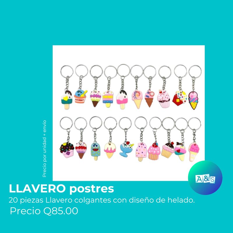 LLAVEROS CON DISEÑO ESPECIAL CAUCHO