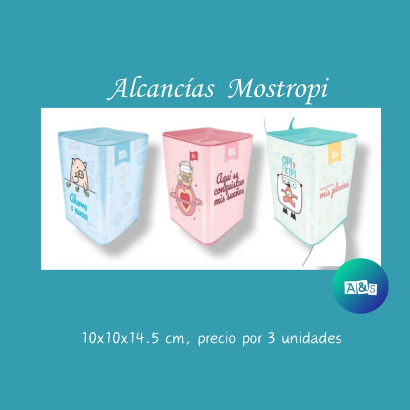 COLECCION Alcancías Metalizadas Mostropi