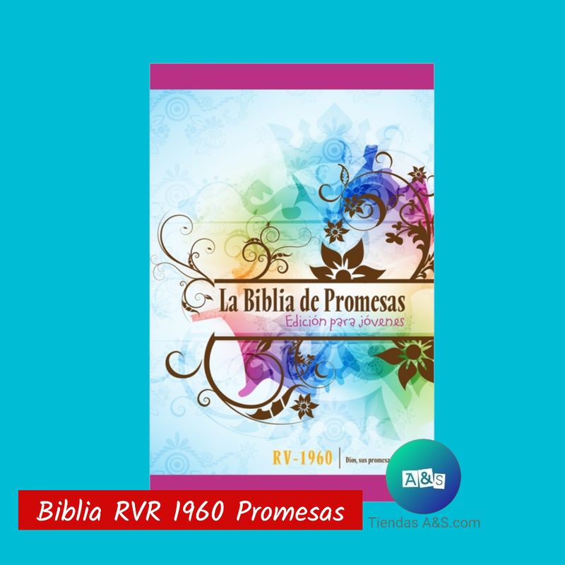 BIBLIA RVR 1960 Promesas Rosada p/dura 