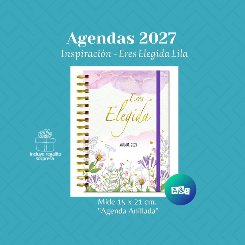 AGENDA 2027 Inspiración Eres Elegida LILA AGENDA 2027 Inspiración Eres Elegida LILA
