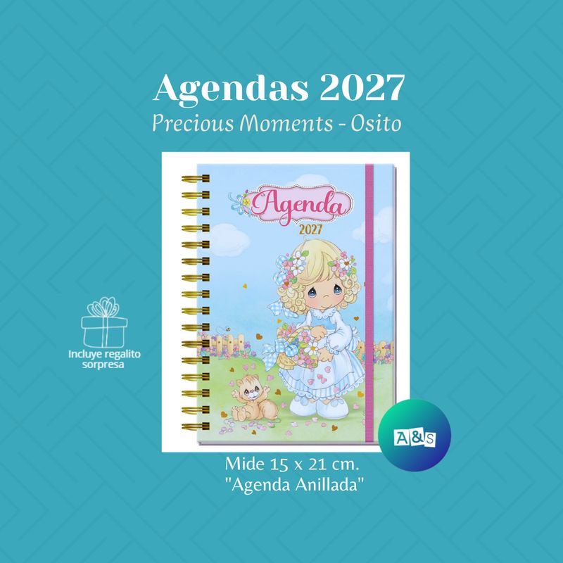 AGENDA 2027 Preciosos Momentos OSITO AGENDA 2027 Preciosos Momentos OSITO