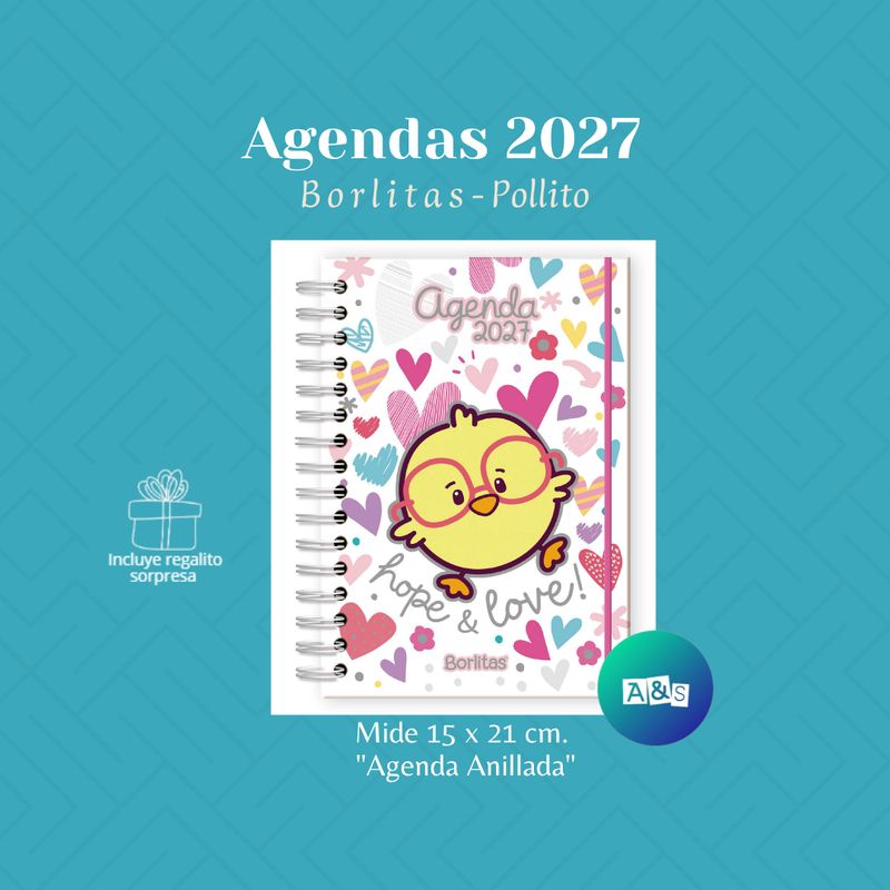 AGENDA 2027 Borlitas POLLITO AGENDA 2027 Borlitas POLLITO