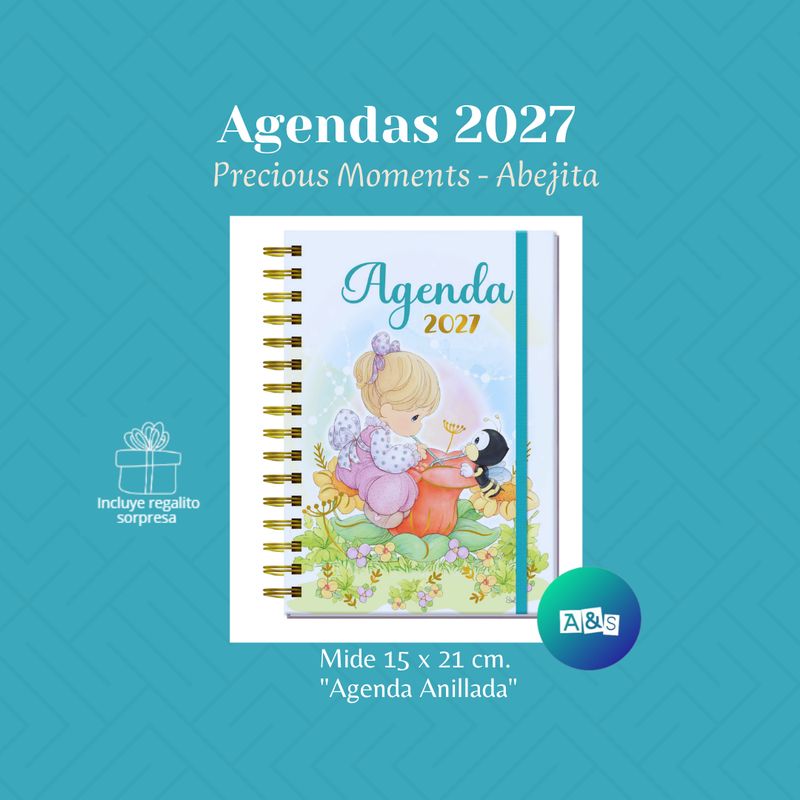 AGENDA 2027 Preciosos Momentos ABEJITA AGENDA 2027 Preciosos Momentos ABEJITA