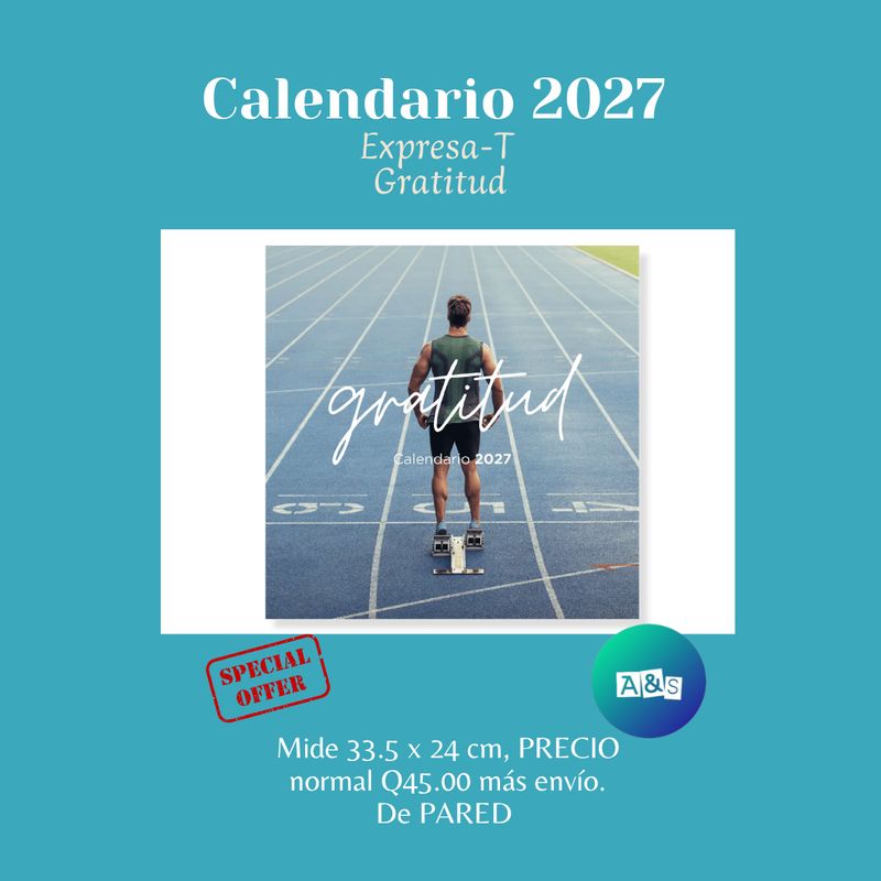 CALENDARIO 2027 EXPRESATE GRATITUD