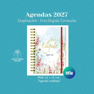 AGENDA 2027 Inspiración Eres Elegida TERRACOTA AGENDA 2027 Inspiración Eres Elegida TERRACOTA