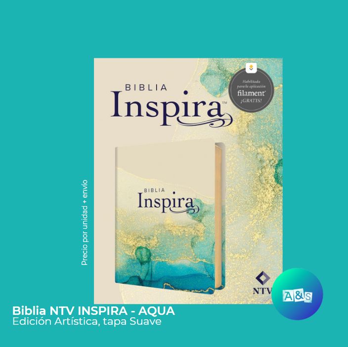 BIBLIA NTV INSPIRA - TURQUESA
