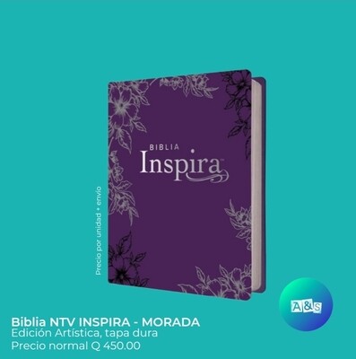 BIBLIA NTV INSPIRA - PURPURA BIBLIA NTV INSPIRA - PURPURA