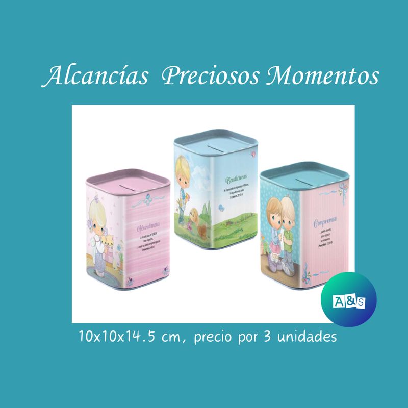 COLECCION Alcancías Metalizadas Preciosos momentos