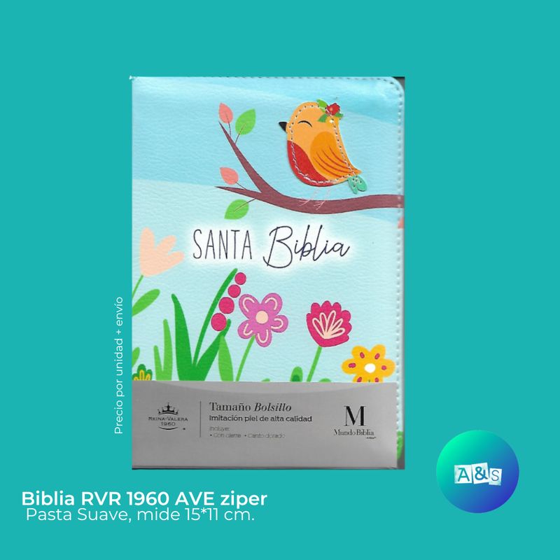 BIBLIA BOLSILLO Bosque RVR1960 ziper BIBLIA BOLSILLO Bosque RVR1960 ziper