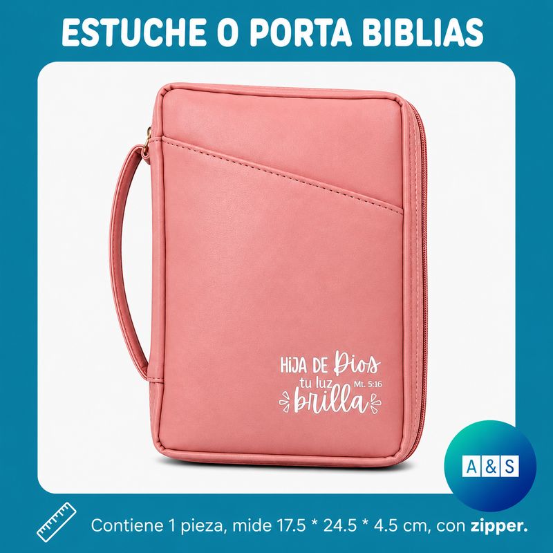 Porta Biblias Texto L Palo Rosa 