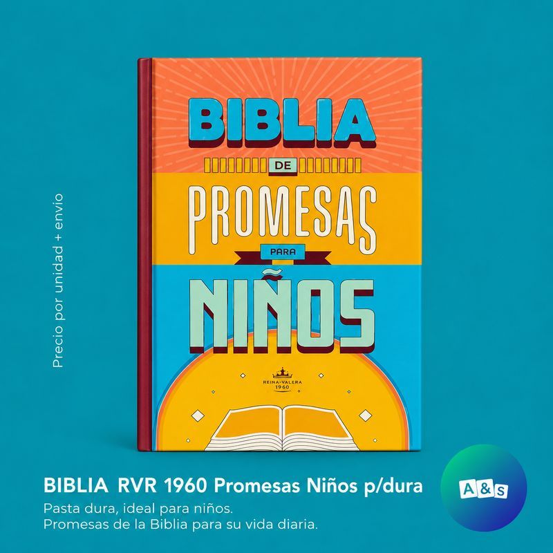 BIBLIA RVR 1960 Promesas Niños p/dura BIBLIA RVR 1960 Promesas Niños p/dura