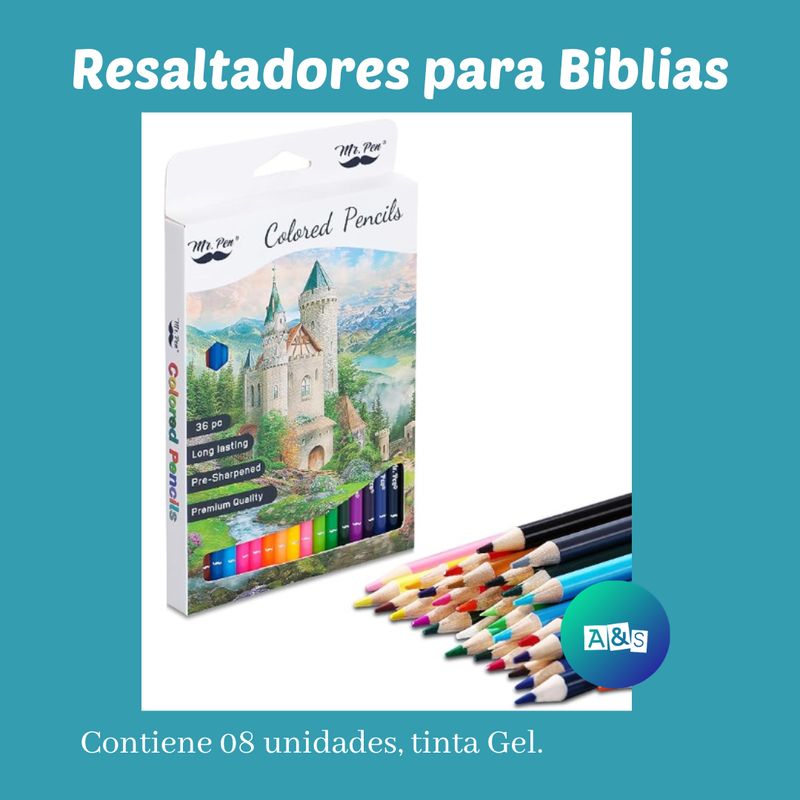 SET DE CRAYONES MADERA COLORES PREMIUN MR. PEN ART 36