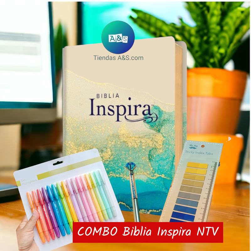 COMBO BIBLIA NTV INSPIRA - Letra Normal 