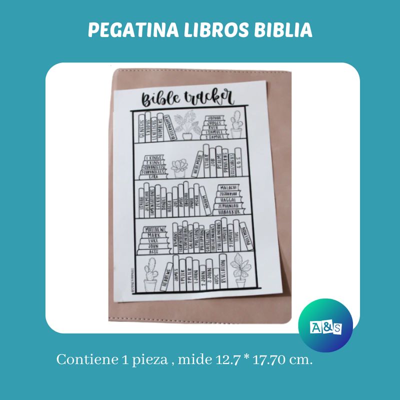 PEGATINA LIBROS DE LA BIBLIA MR. PEN ART 1