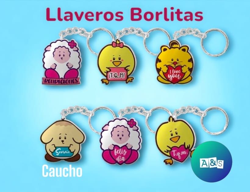 LLAVEROS BORLITAS 