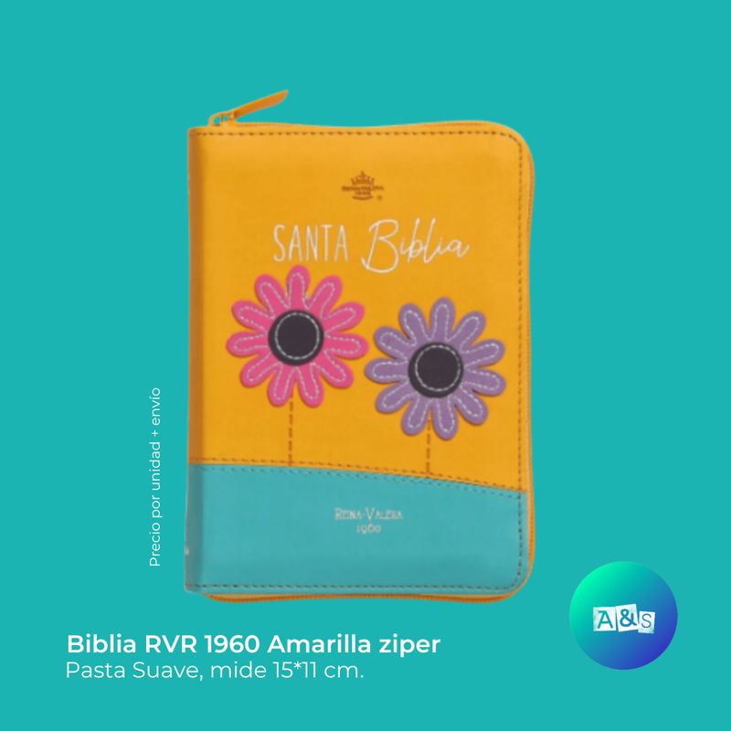 BIBLIA BOLSILLO amarilla RVR1960 BIBLIA BOLSILLO amarilla RVR1960