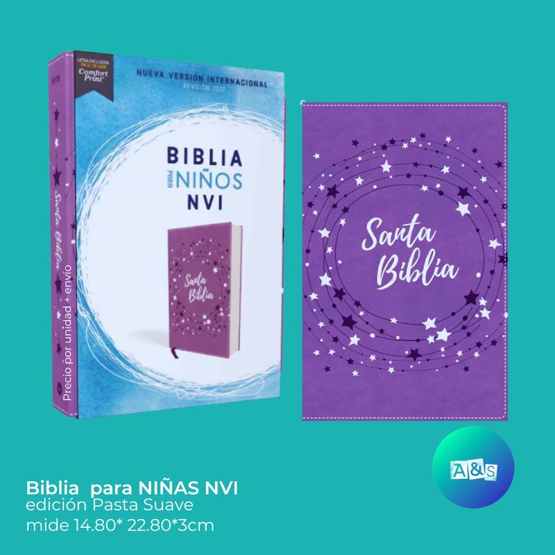 BIBLIA para NIÑAS LAVANDA NVI BIBLIA para NIÑAS LAVANDA NVI