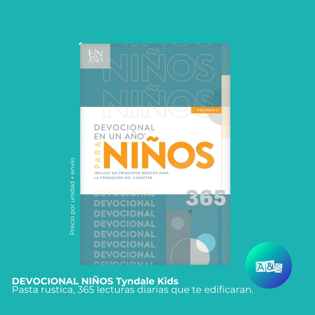 DEVOCIONAL NIÑOS  "Tyndale Kids"