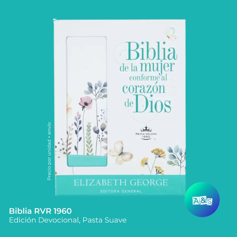 BIBLIA RVR 1960 BIBLIA DE LA MUJER CONFORME AL CORAZON DE DIOS JARDIN