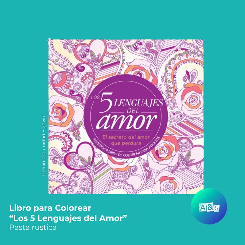 Libro para Colorear "Los 5 Lenguajes del Amor"