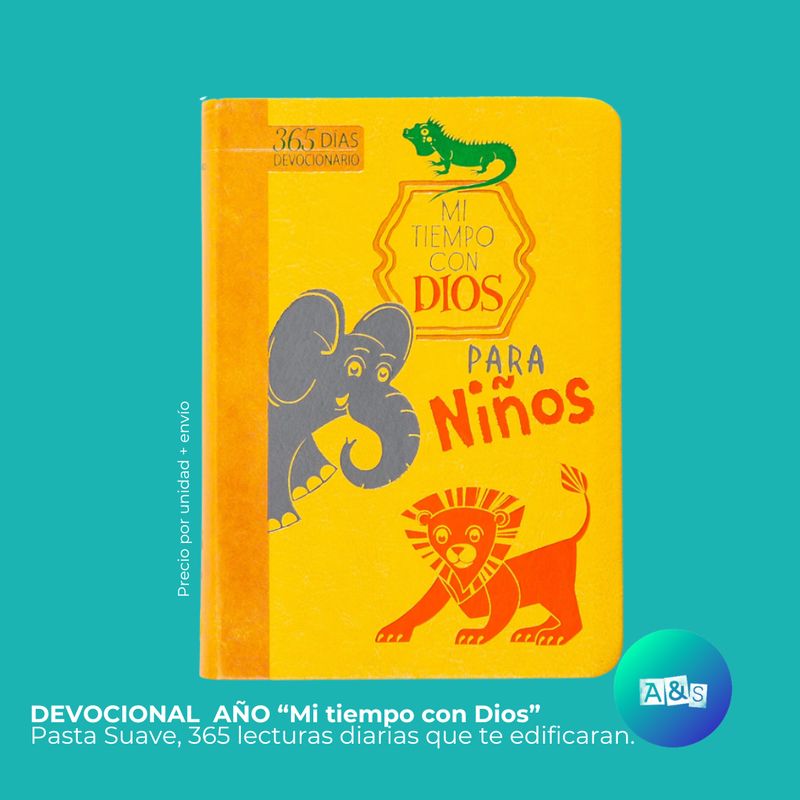 DEVOCIONAL UN AÑO MI TIEMPO CON DIOS NIÑOS