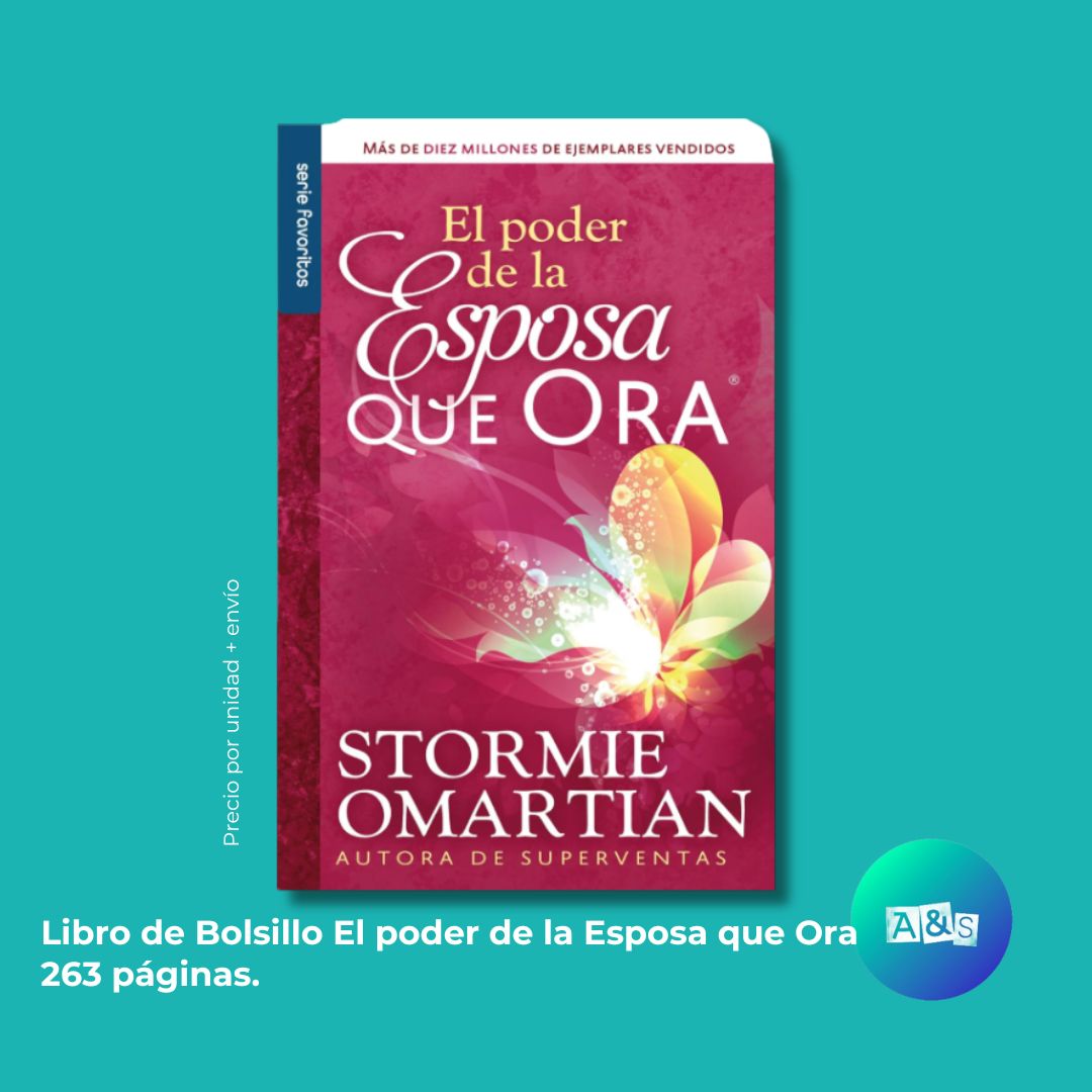 Libro de Bolsillo El poder de la Esposa que ORA Stormie Omartian