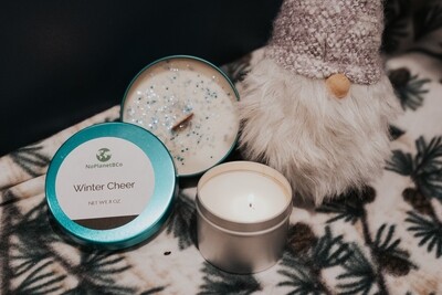 Winter Cheer (topped with biodegradable light blue glitter)