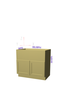 FARSM SINK BASE CABINETS 30&quot; +
