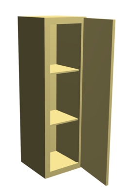 WALL SINGLE DOOR 9"+ WALL SINGLE DOOR 9"+