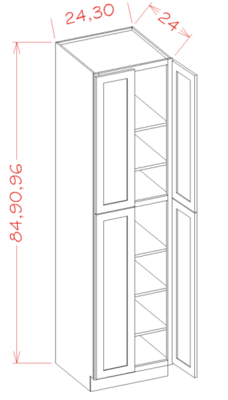 TALL PANTRY 24&quot;