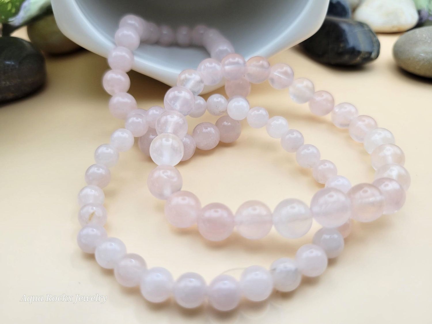 Rose Quartz Stretch Bracelet