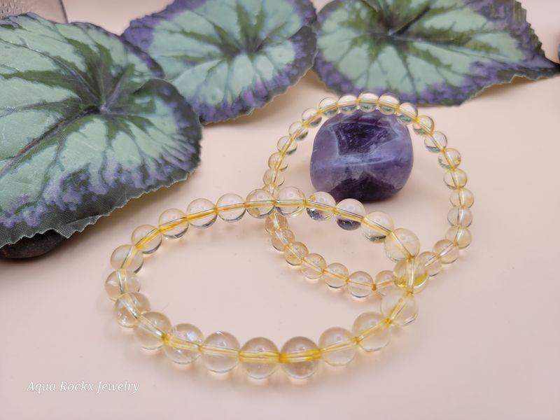 Handmade Citrine Gemstone Bracelets