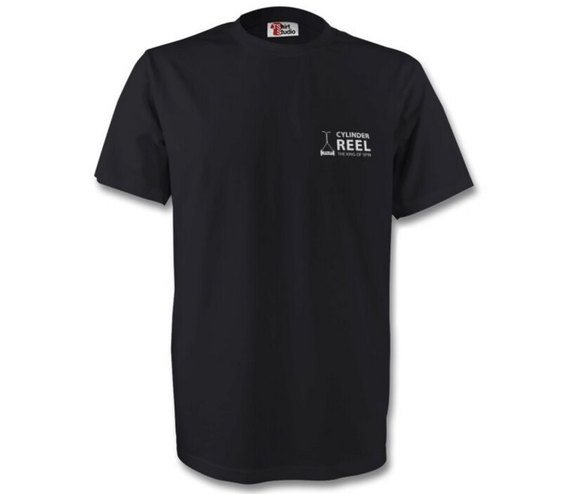 Black Cylinder Reel T-Shirt